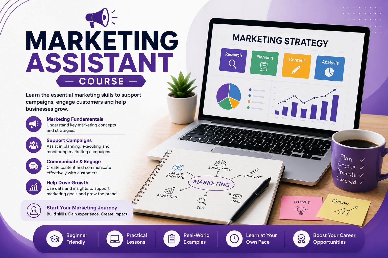 Marketing Assistant course